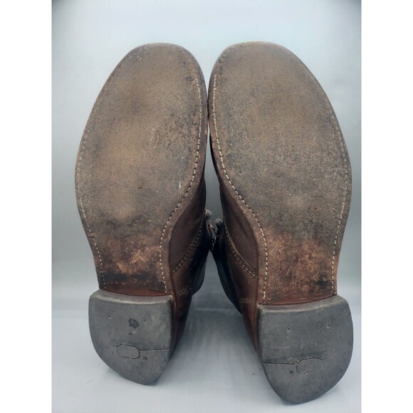 Wolverine 1000 Mile Men 9.5 Plain-Toe Original Boot - Brown - Picture 14 of 16